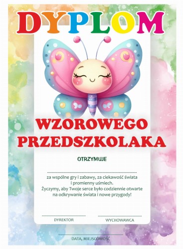 Dyplomy Przedszkolaka motylki 1.jpg