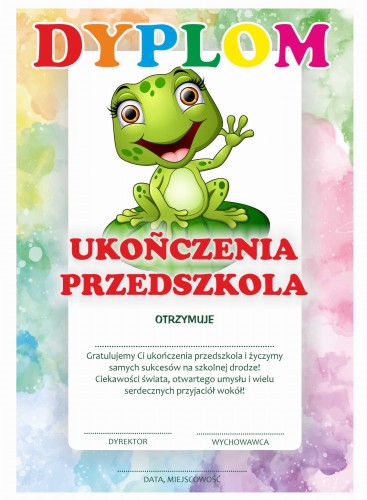 Dyplomy Przedszkolaka żabki 1.jpg