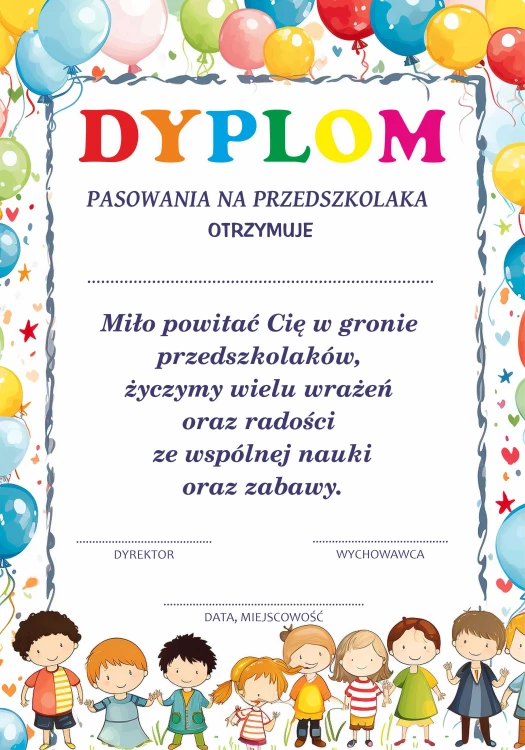 Dyplom pasowania na przedszkolaka- dzieci z balonami, 06.jpg